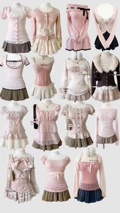 High Visual Weight Outfit, Pretty In Pink Aesthetic Outfits, Tohru Inspired Outfits, Fairytale Inspired Outfits, 2000s Girly Fashion, Pink Outfits Y2k, Japan Outfit Aesthetic, Girly Y2k Outfits, Pretty Pink Outfits