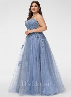 Snow Ball Dance Dresses, Tulle Floor-length Gown For Debutante Ball, Floor-length Tulle Gown For Debutante Ball, Quinceanera Floor-length Gown With Tulle Skirt, Floor-length Tulle Gown For Quinceanera, Quinceanera Tulle Floor-length Gown, Homecoming Tulle Gown With Sweep Train, Chubby Prom Dresses, Prom Plus Size Dresses