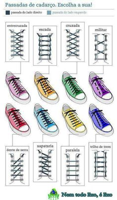 trenzas Shoelace Patterns, Diy Shoe, Seni Dan Kraf, Green Converse