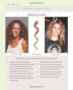 Botticelli Curls, Lorraine Massey, Shakira Hair, Curly Tips, Different Types Of Curls, Seasonal Affective, Curly Girl Method, Curly Hair Inspiration, Curly Hair Routine