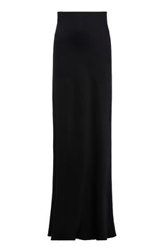 This supple satin maxi skirt is understated and elevated with a soft sheen and a comfy concealed-elastic waist. Concealed-elastic waist 55% rayon, 45% viscose Dry clean Imported Elegant Full Length Relaxed Maxi Skirt, Evening Midi Maxi Skirt With Relaxed Fit, Sleek Black Silk Maxi Skirt, Evening Flowy Full-length Maxi Skirt, Flowy Full-length Maxi Skirt For Evening, Evening Full-length Flowy Maxi Skirt, Flowy Lined Maxi Skirt, Flowy Full-length Maxi Skirt With Side Slits, Full-length Maxi Skirt For Night Out