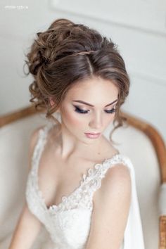 Pretty Wedding Makeup, Sanggul Modern, Wedding Makeup For Brunettes, Wedding Makeup For Brown Eyes, Brunette Makeup, Wedding Day Makeup, Makeup For Blondes