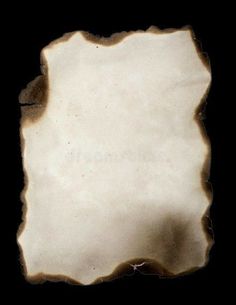 an old piece of parchment paper on a black background royalty images and clippings