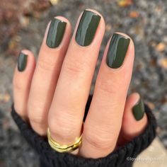 Nail Polish Ideas Easy, Mens Nails, Milky Nails, Nail Color Trends, Green Nail Designs, Nail Colors Winter, Green Nail Polish