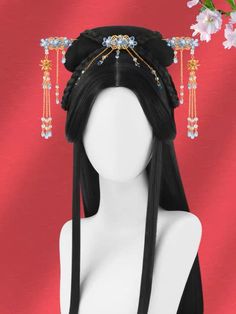 China Hairstyle Traditional, Japanese Headdress, China Hairstyle, Chinese Hairstyle Traditional, Traditional Japanese Hairstyle, Traditional Asian Hairstyles, Japanese Hairstyle Traditional, Chinese Traditional Hairstyles, Traditional Chinese Hairstyle