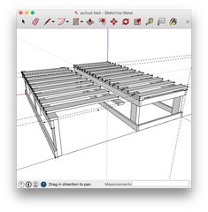 an image of a computer screen showing how to build a bed frame