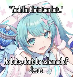 Miku And Jesus, Christian Core, Christian Cartoons, Bible Humor, Christian Jokes, Jesus Is The Way, Christian Board, Christian Quotes God, God And Jesus