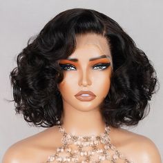 Megalook Pre-cut Hd 13x4 6x5 Lace Closure Wig, Real Guleless Lace Wigs,straight human hair wigs, easy wear and go wigs,3D dome Cap gluess lace wigs, Easy Wear and Go Wigs,Glueless lace closure wigs, Cheap Lace Closure Human Hair Wig, HD lace closure wigs Short Bob Women, Wavy Short Bob, Lace Front Bob, Auburn Color, Wigs Straight, Wigs Glueless, Closure Wigs, U Part Wig, Hair Brands