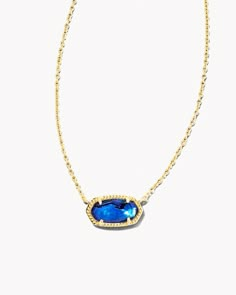 Our #1 bestseller? The Elisa Gold Pendant Necklace in Navy Abalone, one of the most iconic iterations of our signature shape. Dress it up or down, layer it or wear it solo – you can wear it every single day, in every single way. Elisa Gold Pendant Necklace, Elisa Necklace, Elisa Pendant Necklace, Kendra Scott Necklace Elisa, Short Pendant Necklace, Kendra Scott Elisa, Preppy Jewelry, Kendra Scott Necklace, Kendra Scott Jewelry