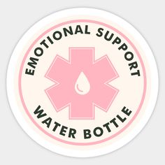 The "Emotional Support Water Bottle" design includes stickers that provide comfort and motivation. -- Choose from our vast selection of stickers to match with your favorite design to make the perfect customized sticker/decal. Perfect to put on water bottles, laptops, hard hats, and car windows. Everything from favorite TV show stickers to funny stickers. For men, women, boys, and girls. Emotional Support Water Bottle, Stickers For Water Bottles, Water Bottle Design, Bottle Sticker, Water Bottle Stickers, Emotional Support, Bottle Design, Stickers For Men, Tv Show Stickers