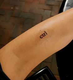 ctrl sza tattoo small Good Simple Tattoos For Men, Small 5 Tattoo, Self Ctrl Tattoo, First Tattoo Black Women, Sza Aesthetic Tattoo, Supermodel Tattoo Sza, Sza Singer Tattoo Ideas, Normal Girl Tattoo Sza, Summer Walker Inspired Tattoo