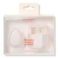 Blender Sponge & Stand - BLENDER SPONGE & STANDBenefitsBlender sponge is perfect for cream and liquid formulas3 unique ways for holding and securing your blender spongeSponge made without latexFeatures1 blender sponge & 1 standFor daily storage: Stand insert can slide into the base for a minimalistic look on your vanityTo use as a drying stand: Stand insert can sit on top of the base allowing for proper drying of blender spongeTo use as a travel case: Stand insert can be attached into the base a Drying Stand, Blender Sponge, Storage Stand, Clean Ingredients, Beauty Collection, Tool Accessories, Ulta Beauty, Travel Case, Look On