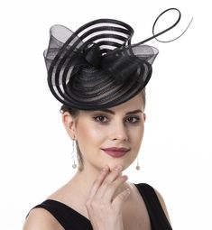 PRICES MAY VARY. organza Imported Pull-On closure Hand Wash Only Bohemian Wedding Headpiece, Butterfly Fascinator, Hat Veil, Veil Headband, Tea Hats, Wedding Decors, Kentucky Derby Fascinator, Flower Veil, Black Fascinator