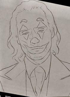 a drawing of a man in a suit and tie with the caption's name on it