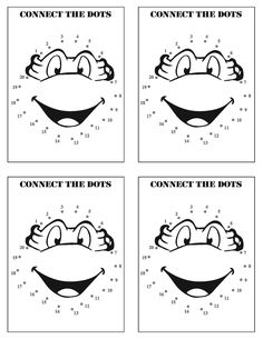 connect the dots to learn how to draw cartoons