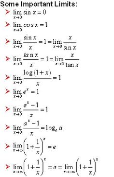 some important limits if x = 0 and y = 1 are not real numbers