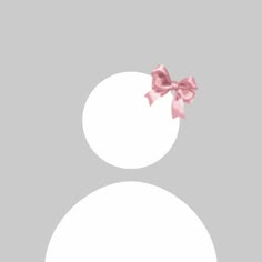 a white snowman with a pink bow on it's head is shown in front of a gray background