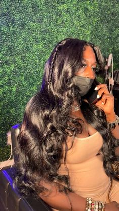 Frontal Wig Install, Fishtail Hairstyles, Black Hair Wigs, Fishtail Braid Hairstyles, Frontal Wig Hairstyles, Wig Install, Birthday Hairstyles, Fishtail Braid