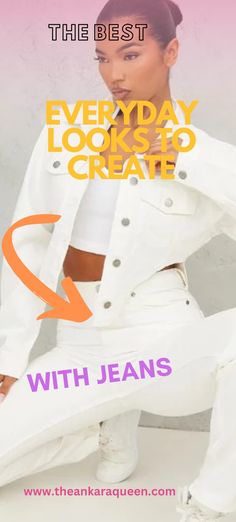 I have a great list of casual jeans outfits to wear throughout the year. Whether it's summer, spring or fall, it's easy to put together a chic casual jeans outfit if you have the right foundation. Find some helpful outfit ideas that can ne worn with sneakers, sandals or flats. #casualjeansoutfit