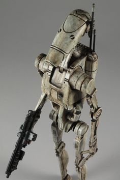 12" Star Wars Trade Federation Battle Droid / KLAV Astra Militarum, Amazing Lego Creations, Star Wars Action Figures