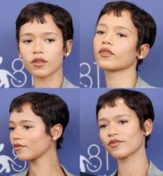 Taylor Russell Hair, Taylor Russell, Hair Inspiration, Venice, Short Hair Styles, Makeup