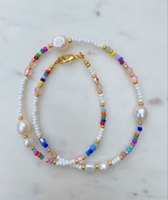 Beaded Summer Bracelets, Summer Bracelets Beads, Cute Summer Jewelry, Jewellery Stones, Gem Stone Necklace, Jewellery Beads, Pearl Bead Necklace