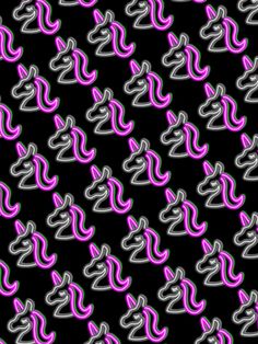 a black background with pink and white letters on it, all in the same pattern