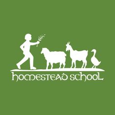 the logo for hooesteao school, which is designed to look like farm animals