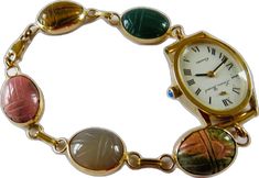 Oval Gold Watches For Gifts, Gold Oval Watches As Gifts, Gold Oval Watches For Gift, Oval Yellow Gold Watches For Gifts, Oval Yellow Gold Watch As Gift, Yellow Gold Oval Watch For Gift, Teardrop Dangle Earrings, Laurel Burch, Wrist Watches