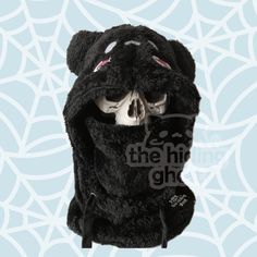 This is the perfect trendy Cat Ghost Sherpa Balaclava for those who love cute a spooky things! 💀 One Size (Adult Size) 💀 Embroidered cat face on top and logo on neck 💀 Ear attachments --------------------------------------------------------------- To keep updated on what is next on my Etsy, follow my on Instagram and Tik Tok! @thehidingghost