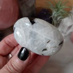 Crystal Palm Stones are a lovely tactile shape to hold in your hand during meditation or healing and make great gifts for yourself or a loved one. This pretty palm stone measures 55mm x 35mm approx.☆ Rainbow Moonstone Crystal, Gifts For Yourself, Palm Stones, Moonstone Crystal, Palm Stone, Rainbow Moonstone, Moonstone, Meditation