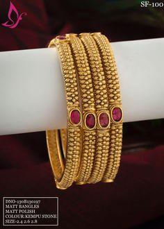 Gold Bangles Design Unique, Gold Bangles Design Unique Latest, Bangle Models, Wedding Necklace Designs, Jewelry Necklace Simple, Temple Jewelry Necklace, Indian Bridal Jewelry Sets, Bangles Gold