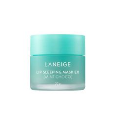 Feature: Lip Sleeping Mask gently melts dead skin cells and makes the lips feel smooth and elastic during sleep. Experience smooth firming lip night care with the new lip sleeping pack, available in Mint Choco Scents. Laneige’s patented moisture technology puts active ingredients such as hydro ion mineral water, evening primrose root extract, and Hunza Apricot extract in the dense beta-glucan moisture film (network). It helps skin absorb the ingredients densely into skin during 8 hours of sleep. Mint Choco, Laneige Lip, Laneige Lip Sleeping Mask, Skin Care Items, Lip Sleeping Mask, Moisturizing Lip Balm, Sleeping Mask, Lip Mask, Beauty Box