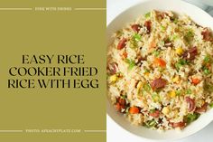 a white bowl filled with rice and vegetables