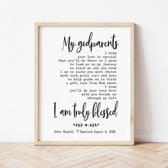 Godparent Poem | Baptism Gift For Godparents | Ollie + Hank Godparent Christmas Gifts, God Parents Quotes, Asking To Be Godparents Ideas, Godparents Quotes, Godparents Proposal Ideas Diy, Cute Ways To Ask Godparents, Godparent Poems, Godmother Poem, Poem For My Son