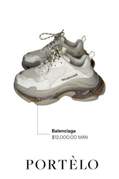 Compra en Portèlo Sneakers Balenciaga 8 US | 38 EU | 5 MX Balenciaga. Tenis de Moda 2021 mujer, Sneakers Fashion Outfits , Sneakers Fashion Women's, Tenis de Moda Blancos, Sneakers Fashion Outfits, 90s Fashion Outfit, 90s Fashion Aesthetic vintage, Sneakers Balenciaga, Tenis Balenciaga, Sneakers Fashion Outfits woman, Sneakers Outfit Balenciaga White Sneakers, Beige Sneakers, Sneakers Balenciaga. Encuentra moda de lujo en Portèlo hasta -90% de su precio original