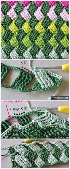 the instructions for crocheted slippers are shown