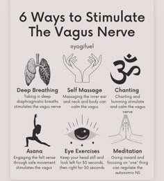 Vegas Nerve Exercises, Polyvagal Theory Exercises, Stimulate Vagus Nerve