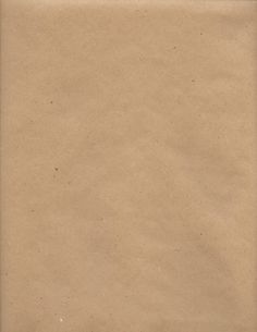 a brown paper bag with some writing on it