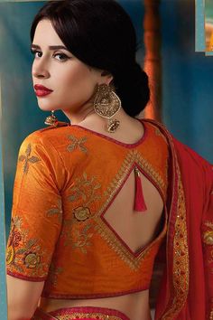 Silk Saree Blouse Designs Patterns, Boat Neck Blouse Design, Blouse Back Neck Designs, Blouse Design Images