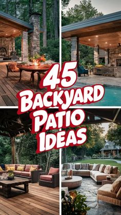 the back yard patio ideas are great for entertaining