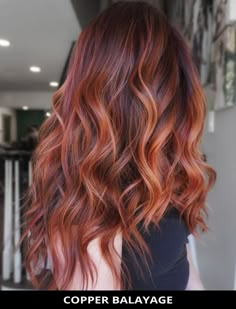 Balayage Hair Copper, Red Balayage Hair, Copper Balayage, Copper Red, Copper Hair