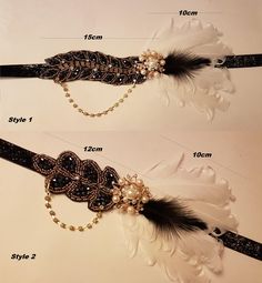 Great Gatsby Theme Party, Gatsby Theme Party, Sparkly Headband, Art Deco Shoes, 1920's Wedding, Ivory Fascinator