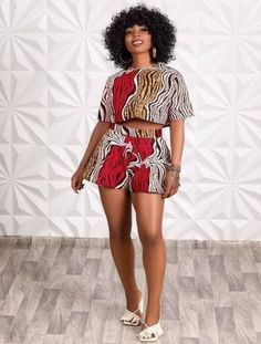 African Shorts, African Pants, African Shirt, Womens Matching Sets, Kids Dress Collection, 2piece Outfits, African Print Dress Designs, Baby Dedication, African Shirts