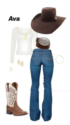 How To Dress Country, Mexican Country Outfits, Womens Cowboy Boots Outfits, Western Country Outfits Women, Country Cowgirl Outfits, Country Girl Aesthetic Outfit, Look Agro, Cow Girl Outfits Ideas, Outfit Ideas With Cowgirl Boots