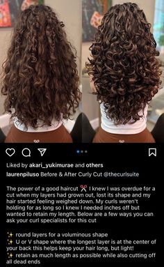 Butterfly Haircut Long Hair Curly, Long Curly Hair Layered, Haïr Cut For Wavy Hair Girl, Curly Haircuts Layers Natural Curls, V Shape Curly Haircut, V Haircut For Long Hair Curly, Layers Long Curly Hair, Haïr Cuts For Wavy Hair Girl, Layered Haircuts For Long Curly Hair