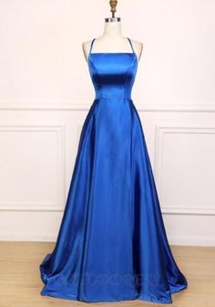 Blue Gowns, Prom Dress With Split, Royal Blue Prom Dress, Royal Blue Prom, Prom Dresses Elegant, Blue Prom Dress, Deb Dresses, Dress With Split, Royal Blue Prom Dresses