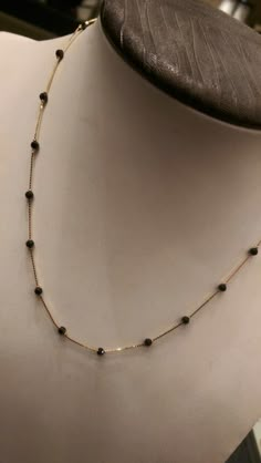 Black Beads Simple Designs, Simple Black Beads Chain, Gold Pearl Jewelry, Chain For Men