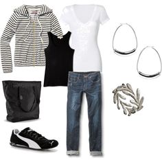 Soccer Mom, created by calyson- now I know what to wear for Gia's soccer games Soccer Mom Fashion, Mommy Style, Soccer Games, Pretty Clothes, Soccer Mom, Gameday Outfit, Mom Outfits, Mom Style, Me Time