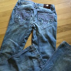 Nwt, Fawcett 5 Pocket. Tag Is Tattered, But Jeans Have Never Been Worn. Miss Me Jeans, Denim Blue, Denim Pants, Boot Cut, Pant Jumpsuit, Denim Jeans, Color Blue, Pants For Women